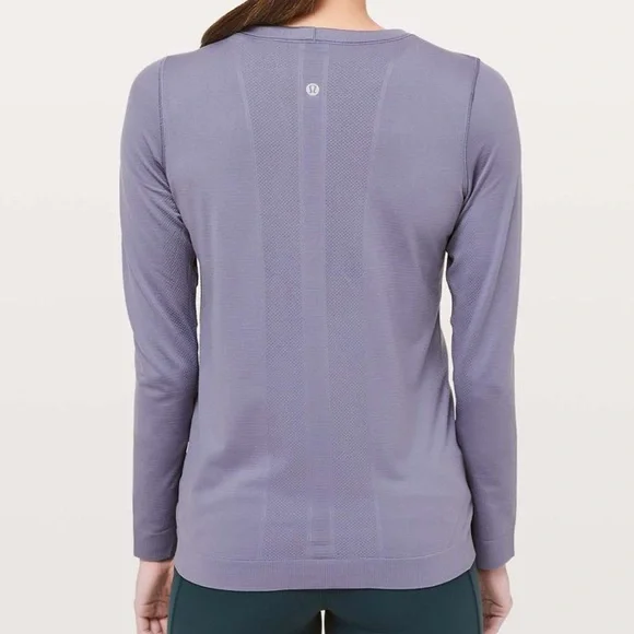 Lululemon Swiftly Tech Long Sleeve Purple - Picture 3 of 6